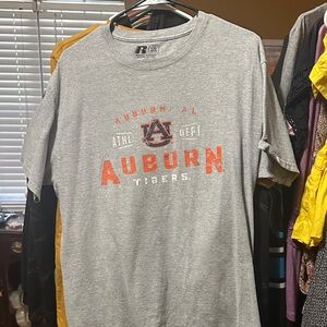 Russell Athletic Gray Auburn Tigers Tee